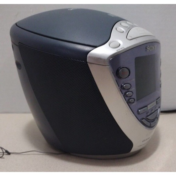 Sony Dream Machine ICF-CD843V AM/FM 4-Band Radio CD Player Alarm TESTED - Picture 5 of 9